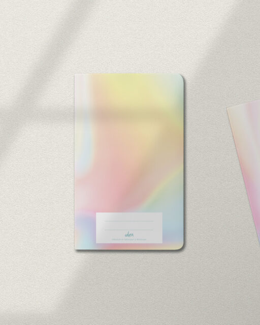 Carnet de poche "Holographic" - Idéon Création