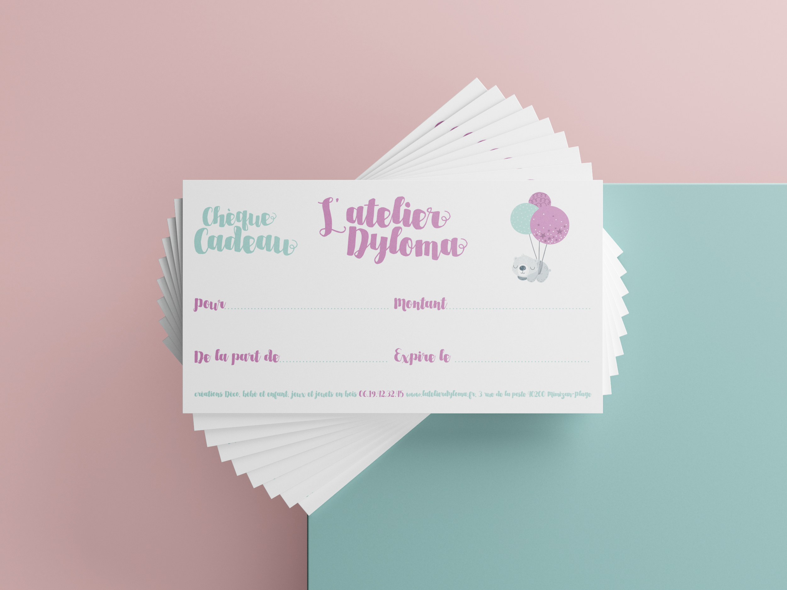 Idéon Création - Graphisme : identité visuelle réalisée pour l'Atelier Dyloma