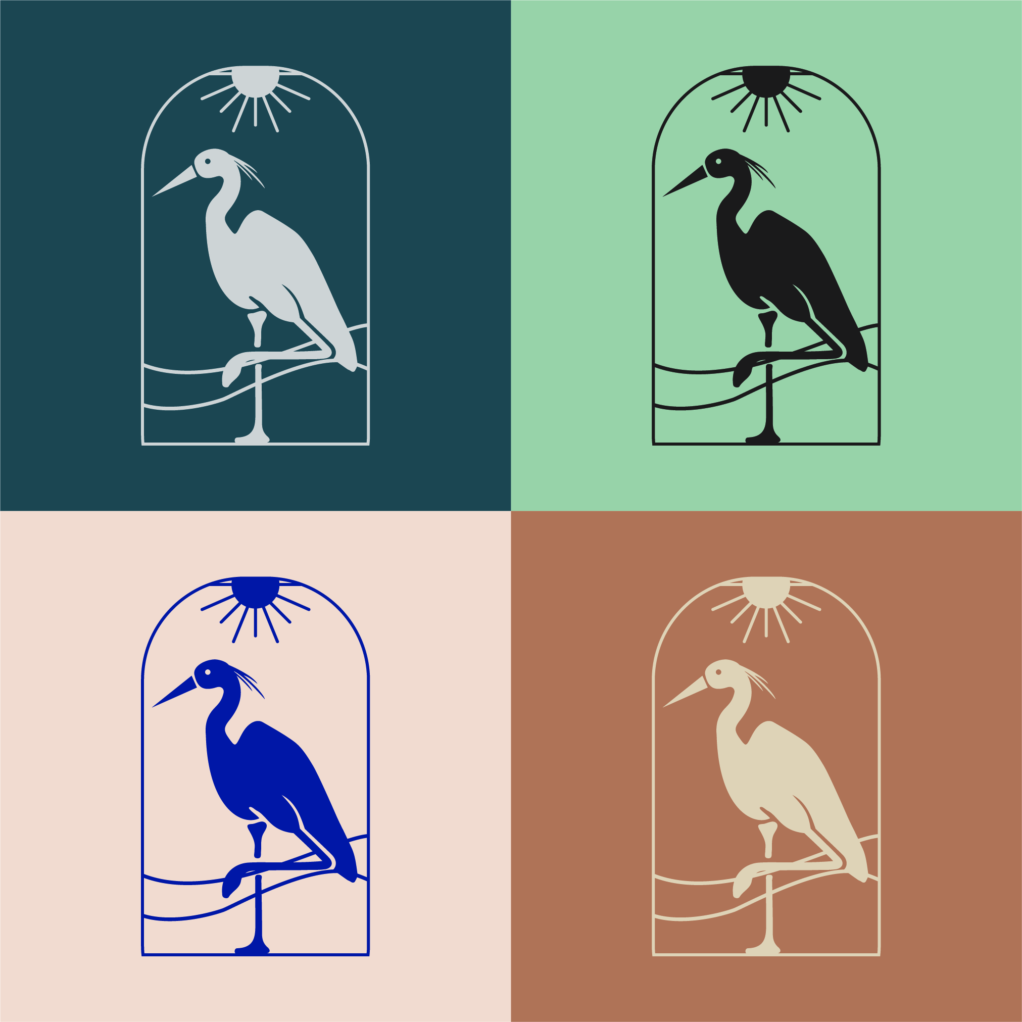 Idéon Création - Graphisme : identité visuelle réalisée pour Les Aigrettes